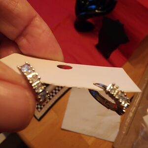 Swarovski Silver Crystal Earrings